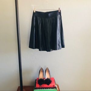 Ann Taylor | Vegan Leather Skirt
